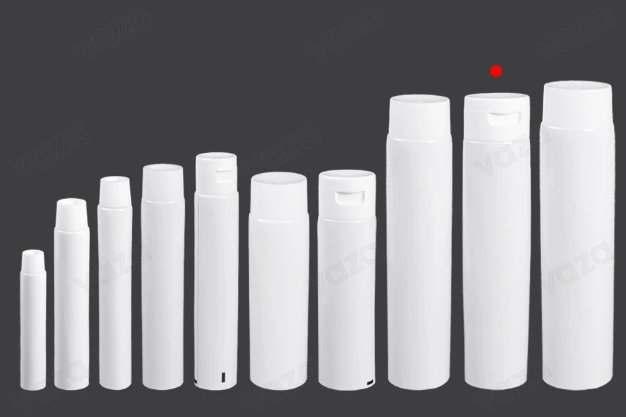 100ml plastic tube with inserted aluminum layer and flip-top cap - available in a package with 12 pcs-
