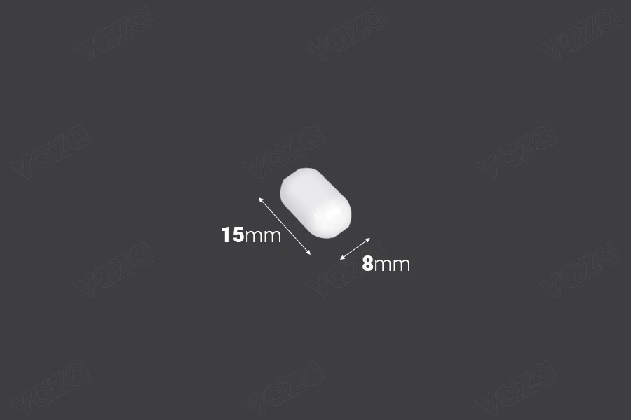 Μαγνητική ράβδος ανάδευσης 8x15 mm - 6 τμχ-εικόνα_διαστάσεις