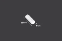 Μαγνητική ράβδος ανάδευσης 8x25 mm - 6 τμχ