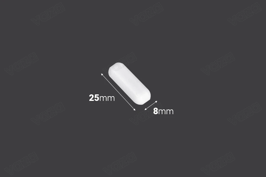 Magnetic stirring bar 8x25 mm - 6 pcs Magnetic stirring bar 8x25 mm - 6 pcs-image_dimensions