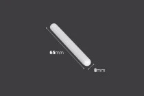 Barreau magnétique 8x65 mm - 6 pcs