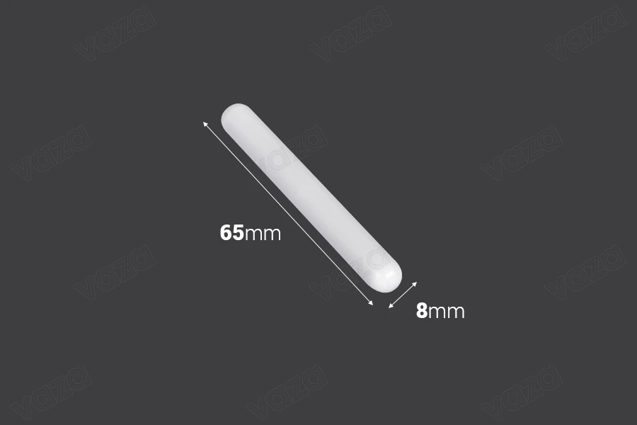 Magnetic stirring bar 8x65 mm - 6 pcs Magnetic stirring bar 8x65 mm - 6 pcs-image_dimensions