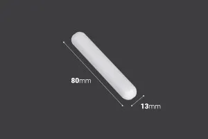 Tige d'agitation magnétique 13 x 80 mm - 6 pcs-2