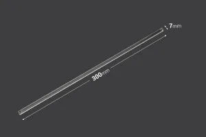 Glass stirring rod 7x300 mm - 6 pcs-2