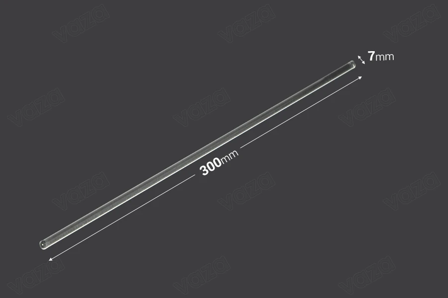Γυάλινη ράβδος ανάδευσης 7x300 mm - 6 τμχ Γυάλινη ράβδος ανάδευσης 7x300 mm - 6 τμχ-εικόνα_διαστάσεις