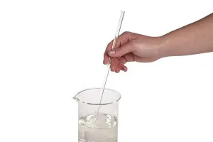 Glass stirring rod 7x350 mm - 6 pcs-3