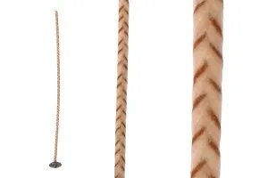 Mèche en coton ciré de 150 mm de long - 25 pcs-3