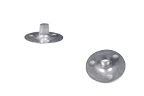 Supports métalliques pour mèches de bougies en coton - 100 pcs Supports métalliques pour mèches de bougies en coton - 100 pcs