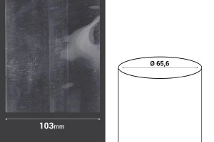 Καψύλιο θερμοσυρρικνούμενο πλάτος 103 mm - σε τρεχούμενο μέτρο (Φ 65,6 mm)-2