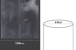 Cappuccio termoretraibile largo 134 mm - al misuratore di corrente (Φ 85,4)-2