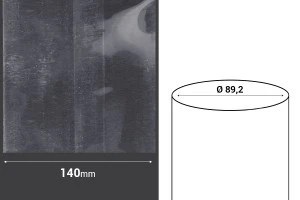 Cappuccio termoretraibile largo 140 mm - al misuratore di corrente (Φ 89,2)-2