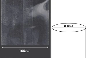 Cappuccio termoretraibile largo 165 mm - al misuratore di corrente (Φ 105,1)-2