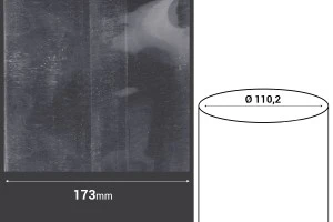 Cappuccio termoretraibile largo 173 mm - al misuratore di corrente (Φ 110,2)-2