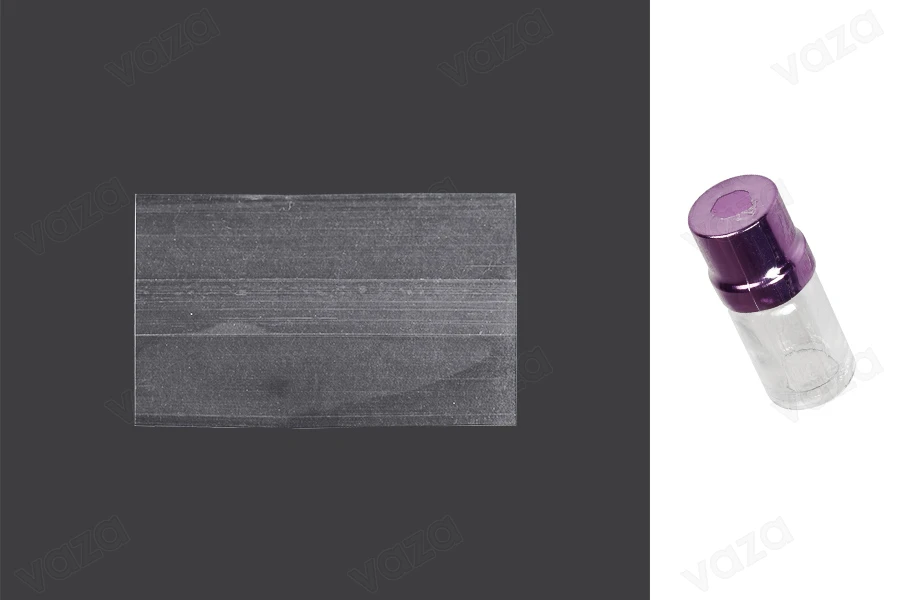 Καψύλιο 40x60 mm θερμοσυρρικνούμενο διάφανο για μπουκαλάκι 5 ml - 20 τμχ-εικόνα_προϊοντική