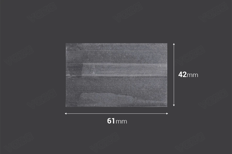Καψύλιο 42x61 mm θερμοσυρρικνούμενο διάφανο για μπουκαλάκι 10 ml - 20 τμχ-εικόνα_διαστάσεις