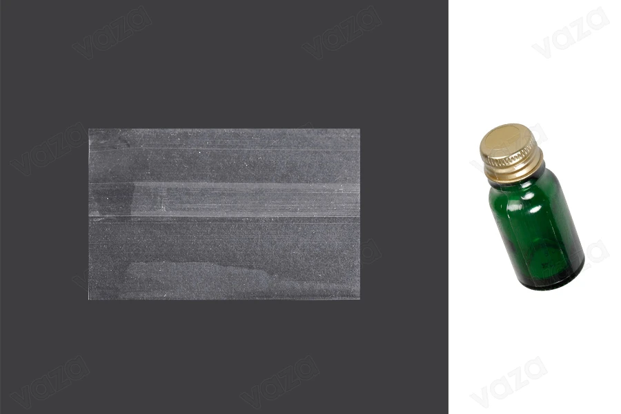 Καψύλιο 42x61 mm θερμοσυρρικνούμενο διάφανο για μπουκαλάκι 10 ml - 20 τμχ-εικόνα_προϊοντική