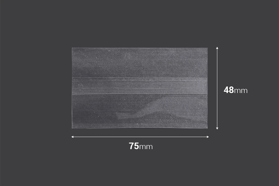 Καψύλιο 48x75 mm θερμοσυρρικνούμενο διάφανο για μπουκαλάκι 15 ml - 20 τμχ Καψύλιο 48x75 mm θερμοσυρρικνούμενο διάφανο για μπουκαλάκι 15 ml - 20 τμχ