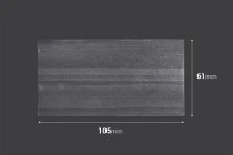 Καψύλιο 61x105 mm θερμοσυρρικνούμενο διάφανο για μπουκαλάκι 50 ml - 20 τμχ Καψύλιο 61x105 mm θερμοσυρρικνούμενο διάφανο για μπουκαλάκι 50 ml - 20 τμχ