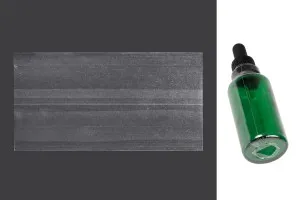 Καψύλιο 61x105 mm θερμοσυρρικνούμενο διάφανο για μπουκαλάκι 50 ml - 20 τμχ-1