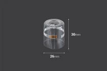 Καψύλιο 26x30 mm θερμοσυρρικνούμενο διάφανο - 20 τμχ Καψύλιο 26x30 mm θερμοσυρρικνούμενο διάφανο - 20 τμχ