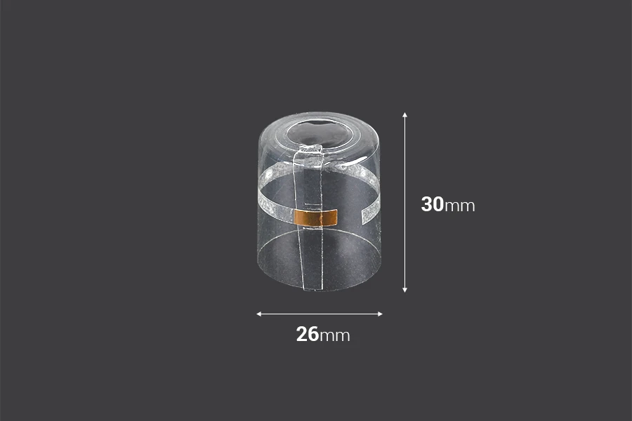 Καψύλιο 26x30 mm θερμοσυρρικνούμενο διάφανο - 20 τμχ Καψύλιο 26x30 mm θερμοσυρρικνούμενο διάφανο - 20 τμχ