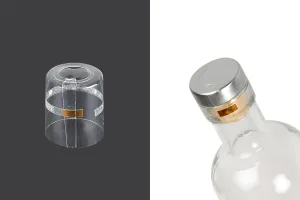 Καψύλιο 26x30 mm θερμοσυρρικνούμενο διάφανο - 20 τμχ-1