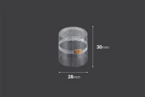 Καψύλιο 28x30 mm θερμοσυρρικνούμενο διάφανο - 20 τμχ