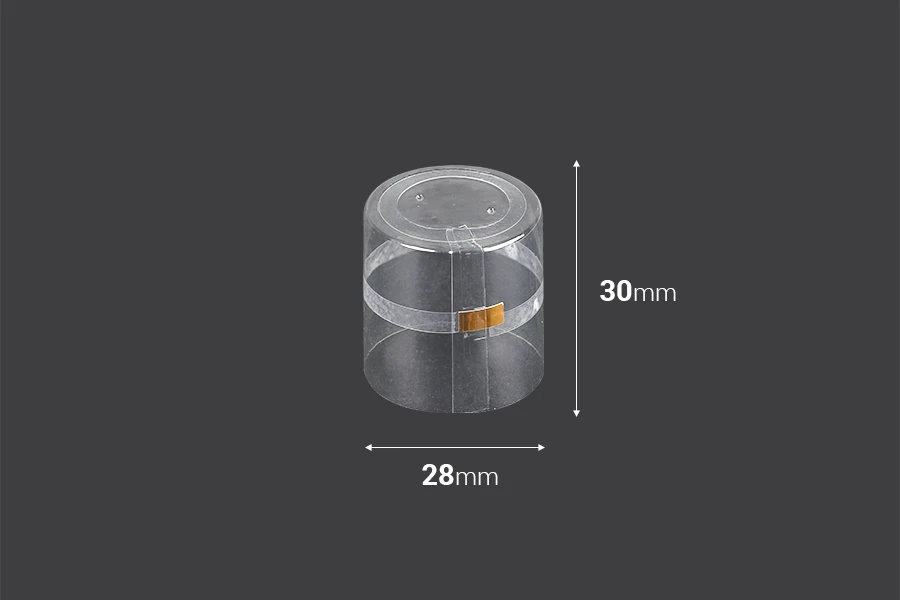 Καψύλιο 28x30 mm θερμοσυρρικνούμενο διάφανο - 20 τμχ