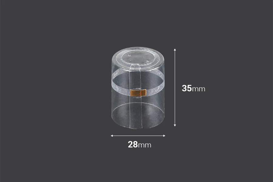 Καψύλιο 28x35 mm θερμοσυρρικνούμενο διάφανο - 20 τμχ Καψύλιο 28x35 mm θερμοσυρρικνούμενο διάφανο - 20 τμχ