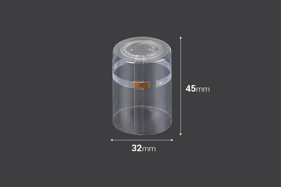 Καψύλιο 32x45 mm θερμοσυρρικνούμενο διάφανο - 20 τμχ Καψύλιο 32x45 mm θερμοσυρρικνούμενο διάφανο - 20 τμχ