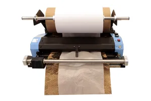 Honeycomb wrapping paper machine with cutting function-2