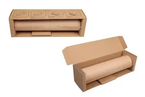 Box honeycomb wrap paper dispenser (single paper)-1