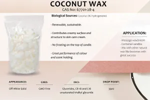 Coconut wax - one kilo piece-2