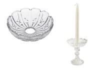 Tellerglasloch mit Mittelloch (26 mm) für Leuchter und Kronleuchter