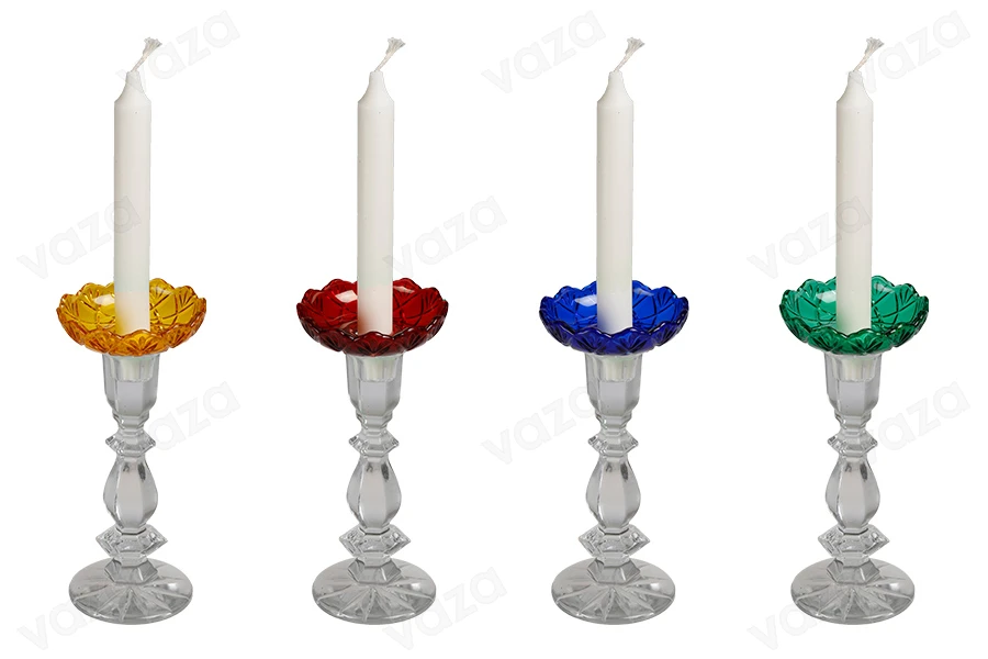 Lochglasplatte mit Mittelloch (26 mm) für Leuchter und Kronleuchter in verschiedenen Farben-bildgruppe