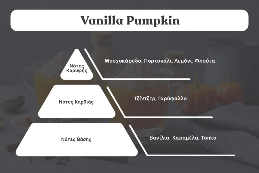 Vanilla Pumpkin Bougie de soja aromatique avec mèche en bois (110gr)-photo_dimensions