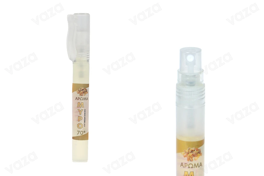 Alcoholic lotion 70° myrrh In plastic bottle 10ml - 100 pcs Alcoholic lotion 70° myrrh In plastic bottle 10ml - 100 pcs-photo_produit