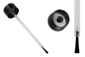 Brush with a black plastic cap PP18 - 20 pcs