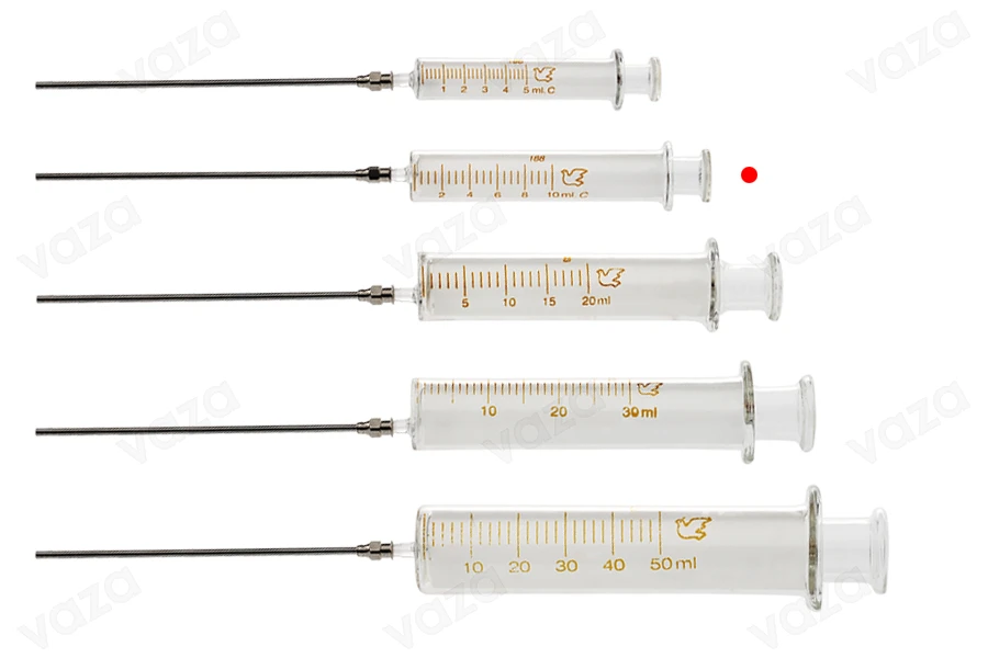 Seringue en verre de 10 ml avec aiguille en métal Seringue en verre de 10 ml avec aiguille en métal-εικόνα_σύνθεση