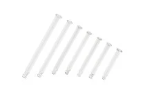 Tube en verre avec boule sans graduation pour compte-gouttes de 5-100 ml Tube en verre avec boule sans graduation pour compte-gouttes de 5-100 ml