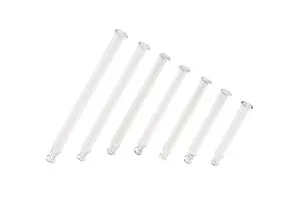 Tube en verre avec boule sans graduation pour compte-gouttes de 5-100 ml