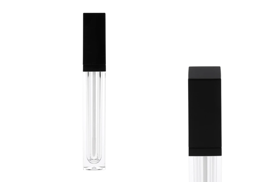 Θήκη ακρυλική για lip gloss 8 ml με καπάκι σε χρώμα μαύρο - 6 τμχ Θήκη ακρυλική για lip gloss 8 ml με καπάκι σε χρώμα μαύρο - 6 τμχ