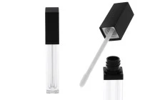 Θήκη ακρυλική για lip gloss 8 ml με καπάκι σε χρώμα μαύρο - 6 τμχ Θήκη ακρυλική για lip gloss 8 ml με καπάκι σε χρώμα μαύρο - 6 τμχ