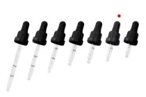 Σταγονομετρητής 10 ml με μαύρο φαρδύ καπάκι ασφαλείας, διαβάθμιση και πιπίλα σε μαύρο ΜΑΤ ή γυαλιστερό χρώμα - σε ατομική συσκευασία Σταγονομετρητής 10 ml με μαύρο φαρδύ καπάκι ασφαλείας, διαβάθμιση και πιπίλα σε μαύρο ΜΑΤ ή γυαλιστερό χρώμα - σε ατομική συσκευασία