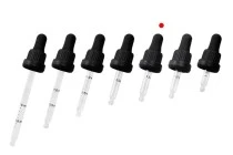 Σταγονομετρητής 15 ml με μαύρο φαρδύ καπάκι ασφαλείας, διαβάθμιση και πιπίλα σε μαύρο ΜΑΤ ή γυαλιστερό χρώμα - σε ατομική συσκευασία Σταγονομετρητής 15 ml με μαύρο φαρδύ καπάκι ασφαλείας, διαβάθμιση και πιπίλα σε μαύρο ΜΑΤ ή γυαλιστερό χρώμα - σε ατομική συσκευασία