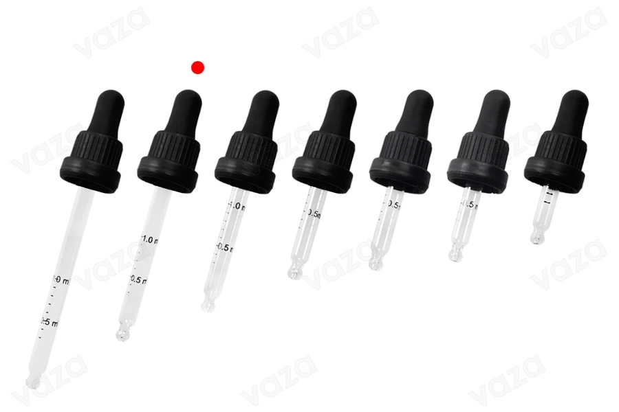 Σταγονομετρητής 50 ml με μαύρο φαρδύ καπάκι ασφαλείας, διαβάθμιση και πιπίλα σε μαύρο ΜΑΤ ή γυαλιστερό χρώμα - σε ατομική συσκευασία Σταγονομετρητής 50 ml με μαύρο φαρδύ καπάκι ασφαλείας, διαβάθμιση και πιπίλα σε μαύρο ΜΑΤ ή γυαλιστερό χρώμα - σε ατομική συσκευασία-εικόνα_διαστάσεις