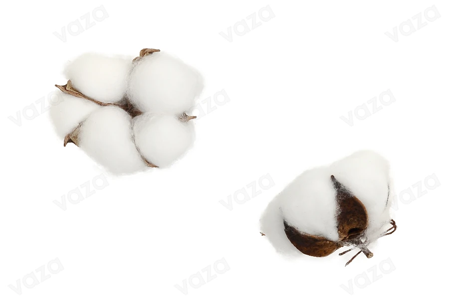 Dekorative Baumwollblumen - 10 Stk-produktbild