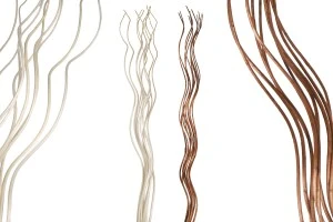 Branches décoratives 1,5 m en forme de spirale - bouquet de 10 pcs-1