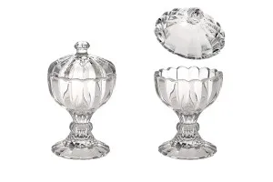 Glass beads 98x59 mm with base and lid-3