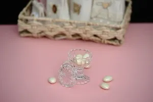 Glass beads 98x59 mm with base and lid-5